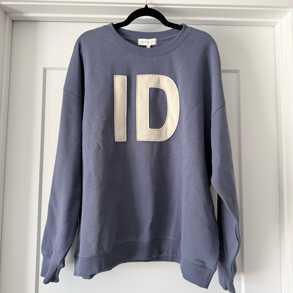 NWT-State of Mine Woman’s Big Timer State Sweatshirt Navy Idaho Sz XXL - Picture 1 of 10